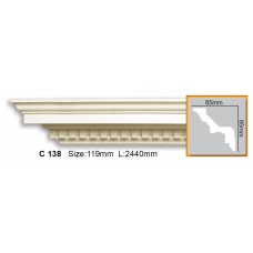 Полиуретановый карниз C 138